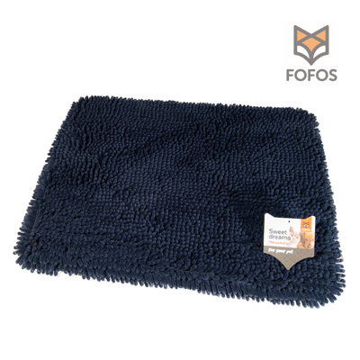 Tapete/Cama Espuma Viscoelástica Azul Escuro Tamanho S | FOFOS