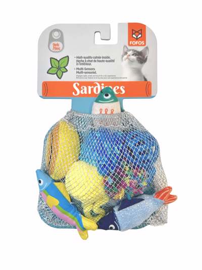 FOFOS Sardinha – Brinquedo para Gato (Pack de 9)