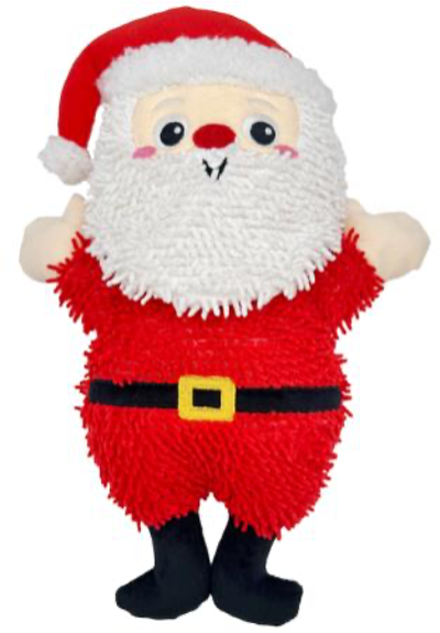 FOFOS Pai Natal Resistente – Brinquedo de Natal para Cães