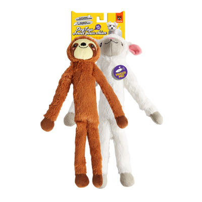 Brinquedos para Cão em Peluche – Ovelha e Preguiça