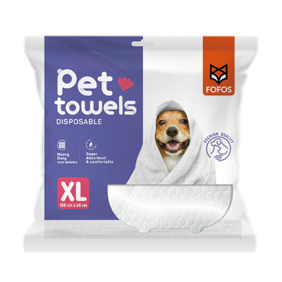 Toalha Descartável para Cães e Gatos – Tamanho XL