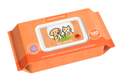 FOFOS Toalhitas Limpeza para Animais 100 Unid. Lavanda