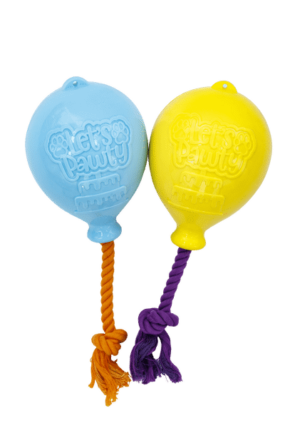 Brinquedo para Cães em Forma de Balão com Corda – Resistente e Divertido