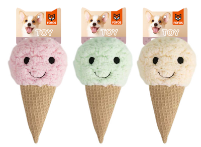 Peluche para cão forma gelado